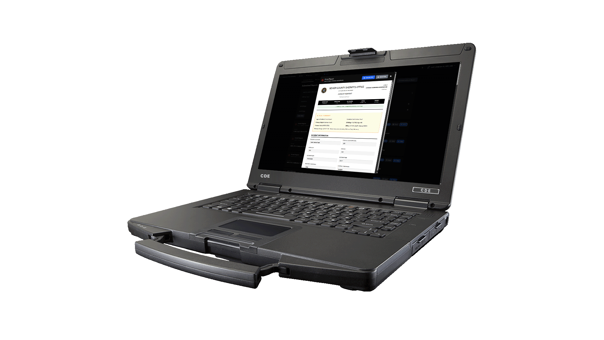 FiveM CAD records management terminal - names, vehicles, firearms and businesses